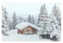 Home-trends24.de LED Leinwandbild Winterlandschaft Beleuchtet Bild 4