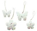 Home-trends24.de Dekohänger Schmetterling Blume Metall 4er-Set Bild 2