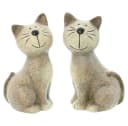 Home-trends24.de Dekofigur Katze Terracotta 2er-Set 16 cm Bild 2