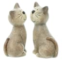 Home-trends24.de Dekofigur Katze Terracotta 2er-Set 16 cm Bild 3