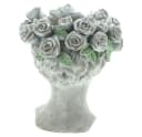 Home-trends24.de Pflanzschale Rosen Kopf Büste Skulptur Gefäß Übertopf Kübel Bild 4