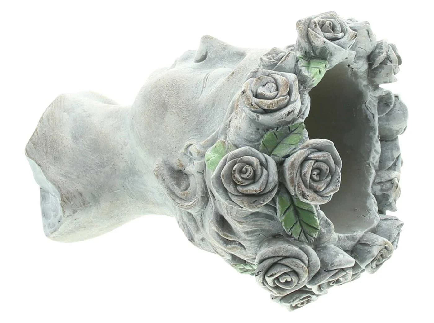 Home-trends24.de Pflanzschale Rosen Kopf Büste Skulptur Gefäß Übertopf Kübel - Bild 5