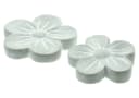 Home-trends24.de Gartenfigur Blume Zement Deko Figur 2er Set Weiß Bild 4
