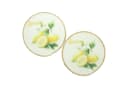 Home-trends24.de Platzset Lemone 2er Set Gelb/Weiß Polyester Bild 2