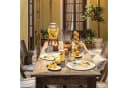 Home-trends24.de Platzset Lemone 2er Set Gelb/Weiß Polyester Bild 3