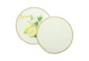 Home-trends24.de Platzset Lemone 2er Set Gelb/Weiß Polyester Bild 5