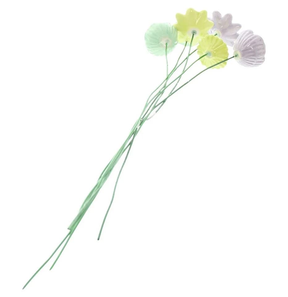 Home-trends24.de Gartenstecker Blumenstecker Pastellblüten 6er Set - Bild 5