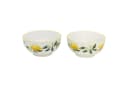 Home-trends24.de Geschirr-Set Lemon Steingut 2er-Set Gelb/Weiß Bild 5