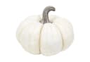 Dekofigur Kürbis Weiß 29 cm Herbstdeko Halloween Tischdeko Bild 2