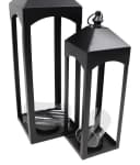 Home-trends24.de Kerzenlaterne Metall 2er-Set Schwarz Bild 4