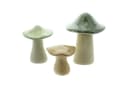 Home-trends24.de Dekofigur Pilz Steinpilz 3er-Set Porzellan Braun/Grün Bild 1