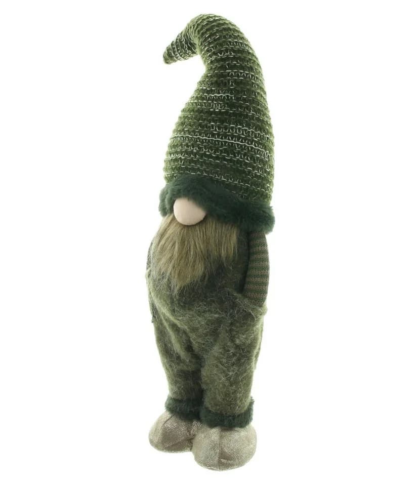 Home-trends24.de Wichtel XL Grün Deko Figur Gnom Zwerg 56cm Strickmütze - Bild 3
