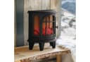 Home-trends24.de LED-Dekofigur Kaminofen Flammeneffekt Schwarz Bild 3