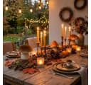Dekofigur Steinpilz 2er-Set Herbst Deko Beige Orange Bild 1
