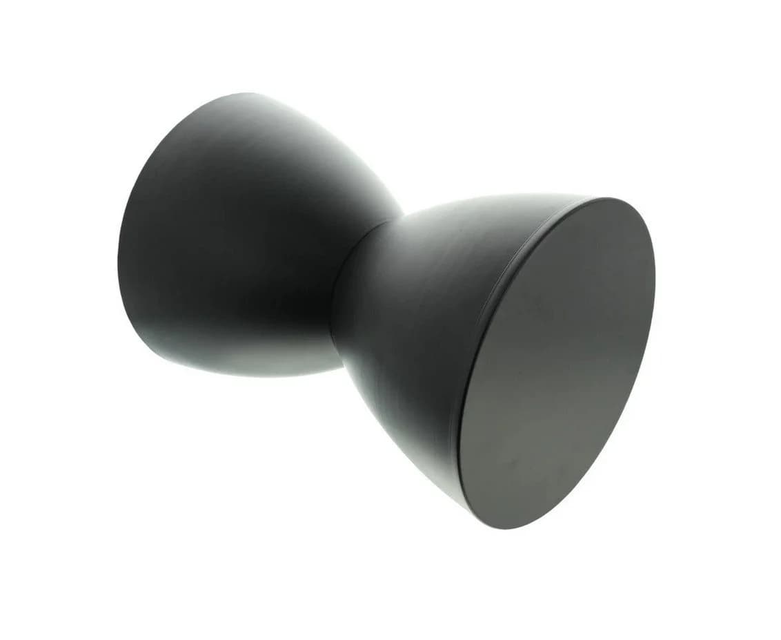 Home-trends24.de Beistelltisch Schwarz Sanduhrform - Bild 4