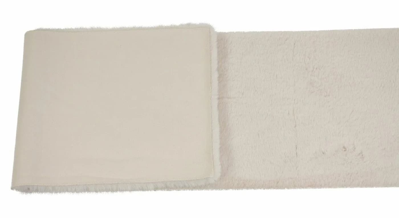 Home-trends24.de Tischläufer Kunstfell Creme Weihnachtsdeko - Bild 3