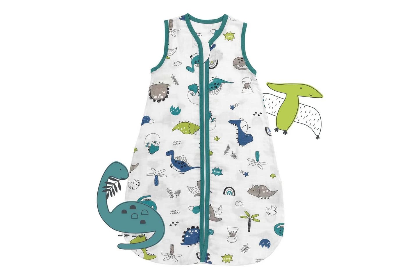 Schlummersack Babyschlafsack Musselin 0.5 TOG OEKO-TEX - Bild 2