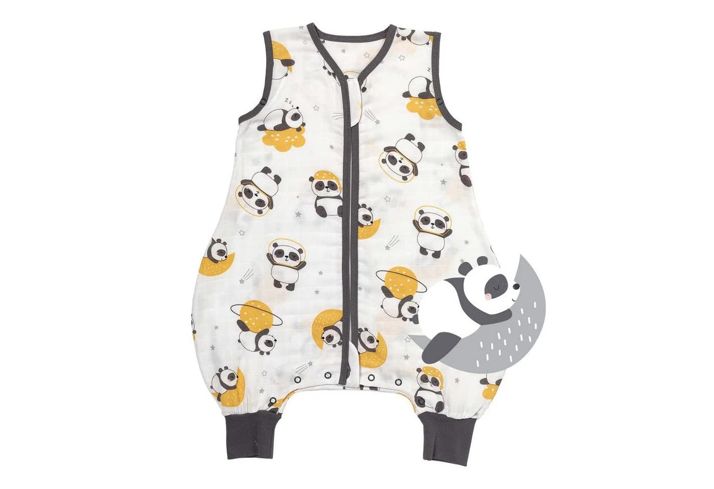 Schlummersack Kinderschlafsack Musselin mit Füßen 0.5 TOG OEKO-TEX - Bild 2