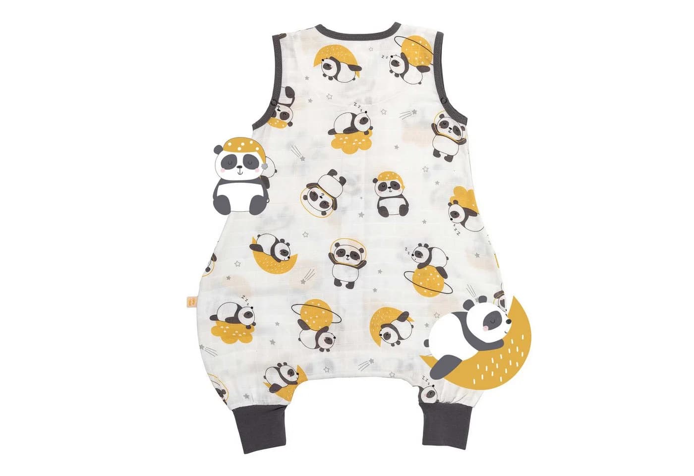 Schlummersack Kinderschlafsack Musselin mit Füßen 0.5 TOG OEKO-TEX - Bild 3