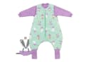 Schlummersack Kinderschlafsack 2.5 Tog Lila mit Füßen Bild 2
