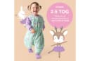 Schlummersack Kinderschlafsack 2.5 Tog Lila mit Füßen Bild 5