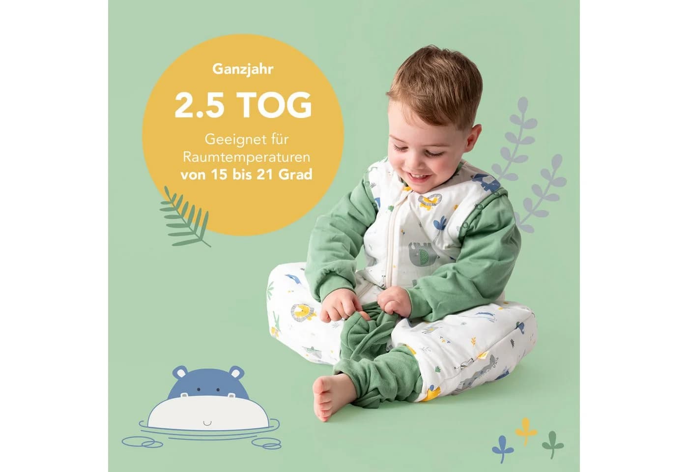 Schlummersack Kinderschlafsack 2.5 TOG OEKO-TEX - Bild 5