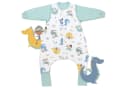 Kinderschlafsack mit Füßen und umklappbaren Bündchen 1.0 Tog OEKO-TEX Bild 2