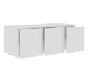 furnicato TV-Schrank Weiß 3 Schubladen Holzwerkstoff Bild 3