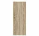 furnicato Schuhschrank Sonoma-Eiche 6 Fächer Massivholz Bild 5
