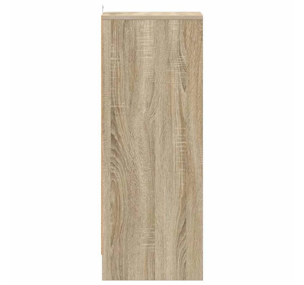 furnicato Schuhschrank Sonoma-Eiche 6 Fächer Massivholz - Bild 5