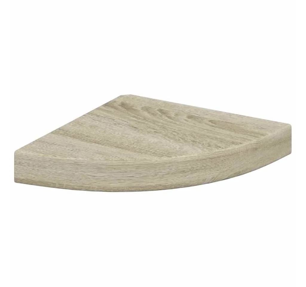 furnicato Eck-Schweberegale 2 Stk. Eichen-Optik 25x25x3,8 cm MDF - Bild 5