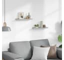 furnicato Wandregal 2er Set Betongrau MDF Bild 3