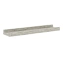 furnicato Wandregal 2er Set Betongrau MDF Bild 5