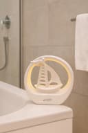 TIZIANO Dekoboot Casali im Ring LED creme-weiß Bild 2
