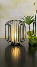 TIZIANO - DESIGN & EMOTIONS Dekolicht Atrani LED Metall grau Bild 3
