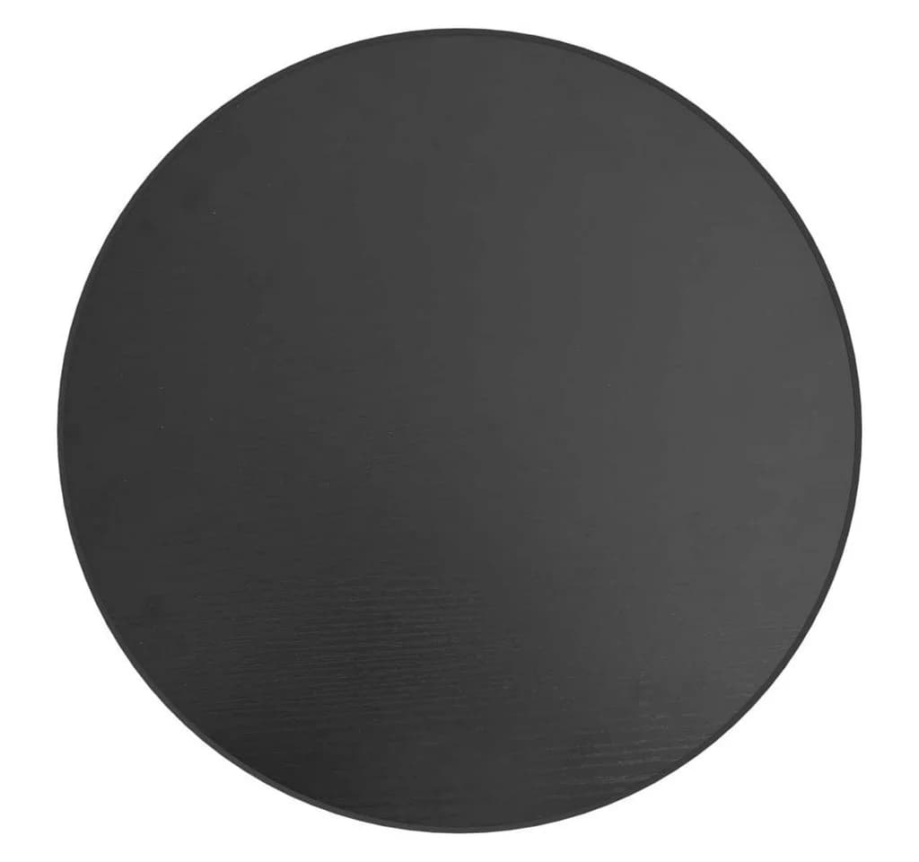 furnicato Beistelltisch Schwarz Ø35 cm MDF - Bild 4