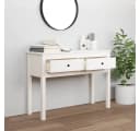 furnicato Konsolentisch Klassisch Weiß Massivholz Bild 3