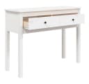 furnicato Konsolentisch Klassisch Weiß Massivholz Bild 5
