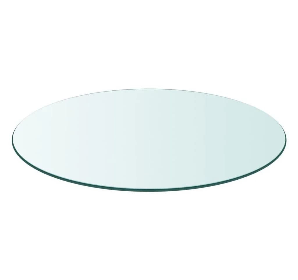 Furnicato Tischplatte aus gehärtetem Glas rund 300 mm