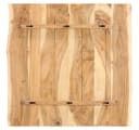 furnicato Tischplatte Massivholz 58x60x2,5 cm Bild 1