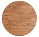 furnicato Runde Tischplatte Eiche massiv 30 cm Hellbraun Bild 1