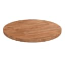 furnicato Runde Tischplatte Eiche massiv 30 cm Hellbraun Bild 2