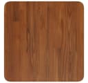 furnicato Tischplatte Quadratisch Eiche massiv 40x40 cm dunkelbraun Bild 1