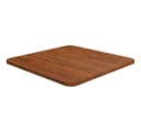 furnicato Tischplatte Quadratisch Eiche massiv 40x40 cm dunkelbraun Bild 2