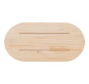 furnicato Tischplatte Massivholz Weiß 60 x 30 cm Bild 4