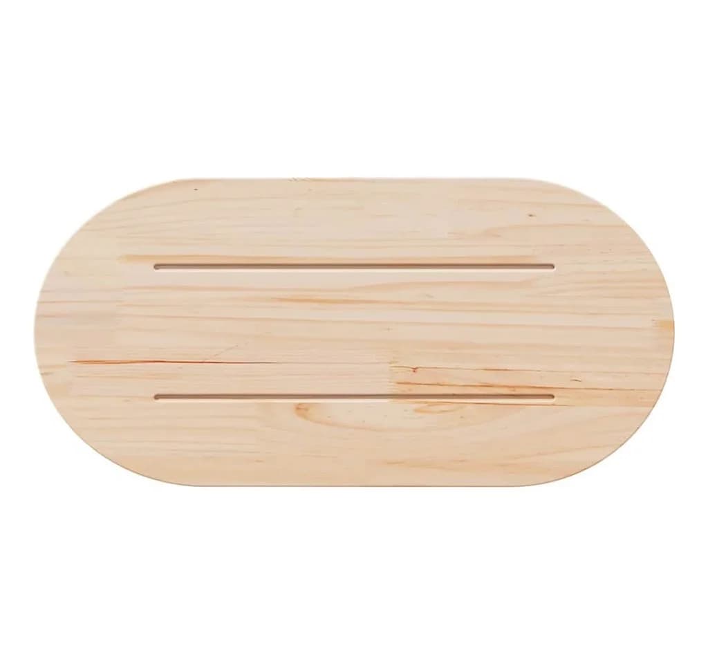 furnicato Tischplatte Massivholz Weiß 60 x 30 cm - Bild 4