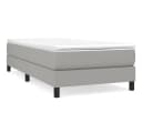 furnicato Boxspring-Bettrahmen Hellgrau Bild 1