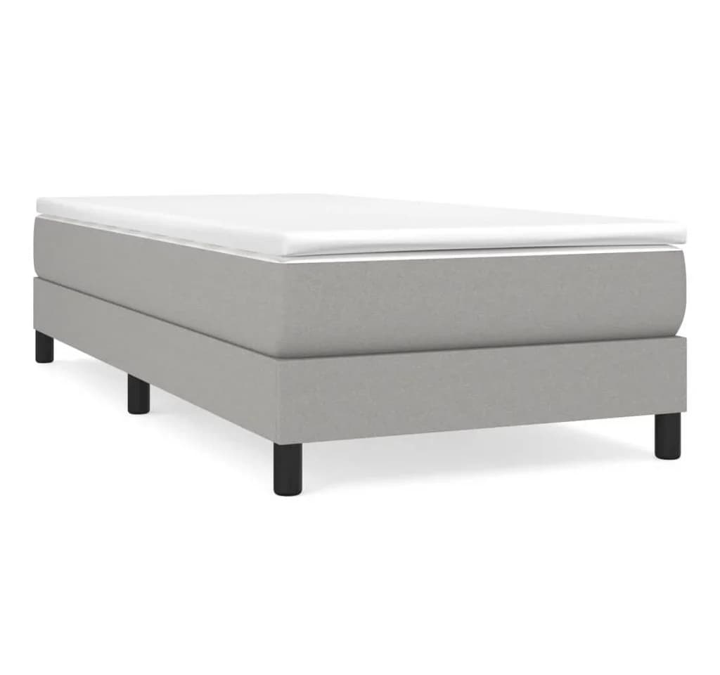 furnicato Boxspring-Bettrahmen Hellgrau