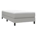 furnicato Boxspring-Bettrahmen Hellgrau Bild 3
