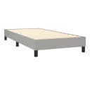 furnicato Boxspring-Bettrahmen Hellgrau Bild 4